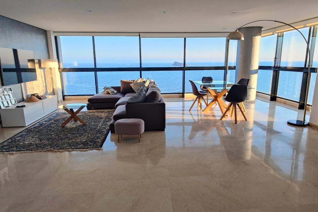 Piso 21 Unico A Pie De Playa En Esquina Apartment Benidorm Bagian luar foto
